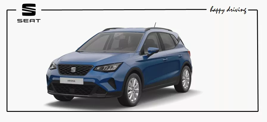 Seat Arona HP Banner Fiordblau