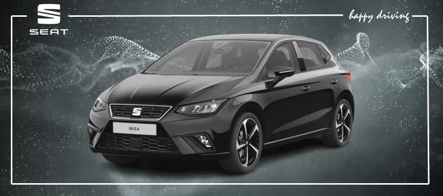 Seat Ibiza HP banner schwarz NEU