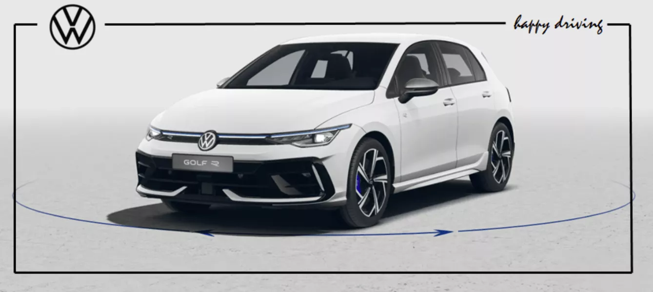 Golf R Hp banner weiss Golf R Hp banner weiss