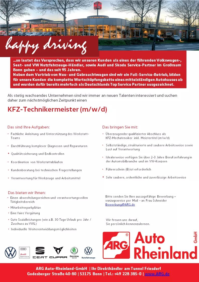 KFZ-Technikermeister KFZ-Technikermeister
